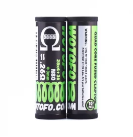 10pcs Wotofo 0.26ohm Quad Core Fused Clapton Prebuilt Coils 28Ga*4+36Ga
