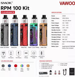 SMOK RPM 100 Kit Clearance