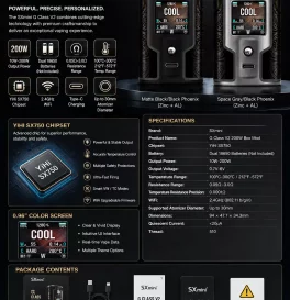 YiHi SXmini G Class V2 200W Box Mod