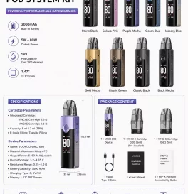 VOOPOO VINCI E80 Pod System Kit 3000mAh 5ml