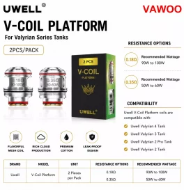 Uwell V-Coil Platform for for Valyrian 2 Tank, Valyrian 2 Pro Tank,Valyrian 3 Tank,Valyrian 4 Tank (2pcs/pack)